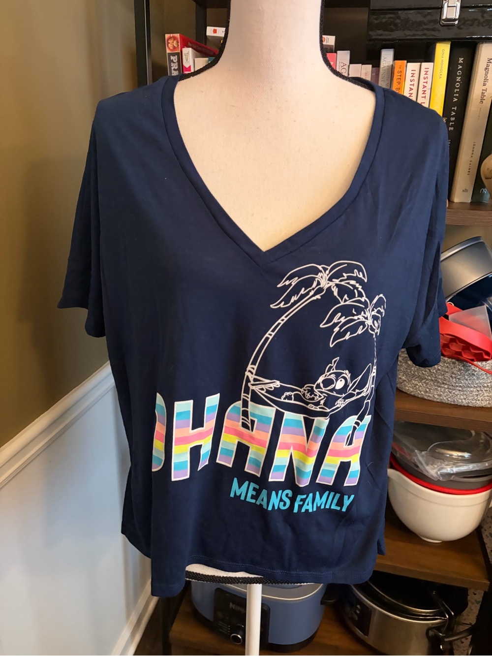 NWOT Disney Stitch Pajama Shirt
